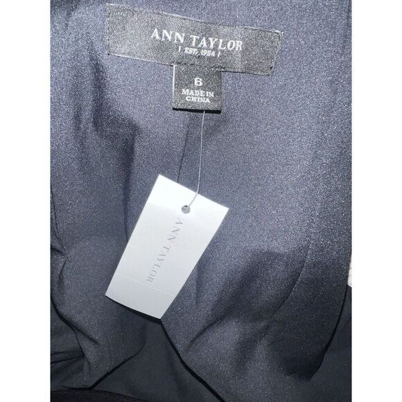 Anne Taylor Gray One Button Blazer Size‎ 6 NWT MSRP $169 - Picture 7 of 8